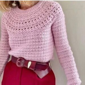 Lauren Ralph Lauren Pink Knit Sweater